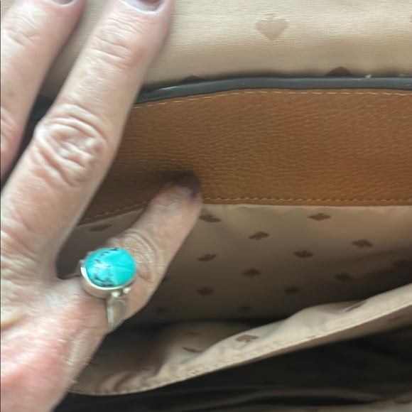 **NWOT** Kate Spade Large Brown Leather Backpack - Picture 4 of 6